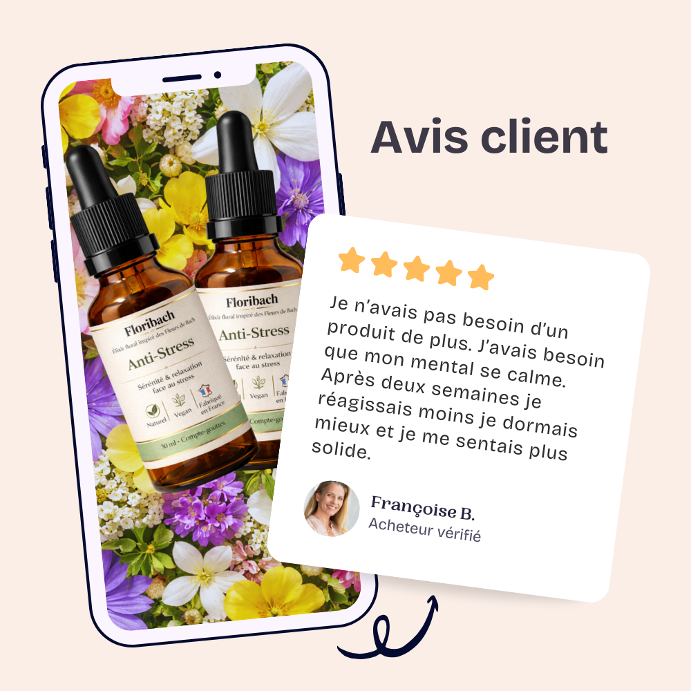 Calmez l’anxiété au quotidien – Fleurs de Bach
