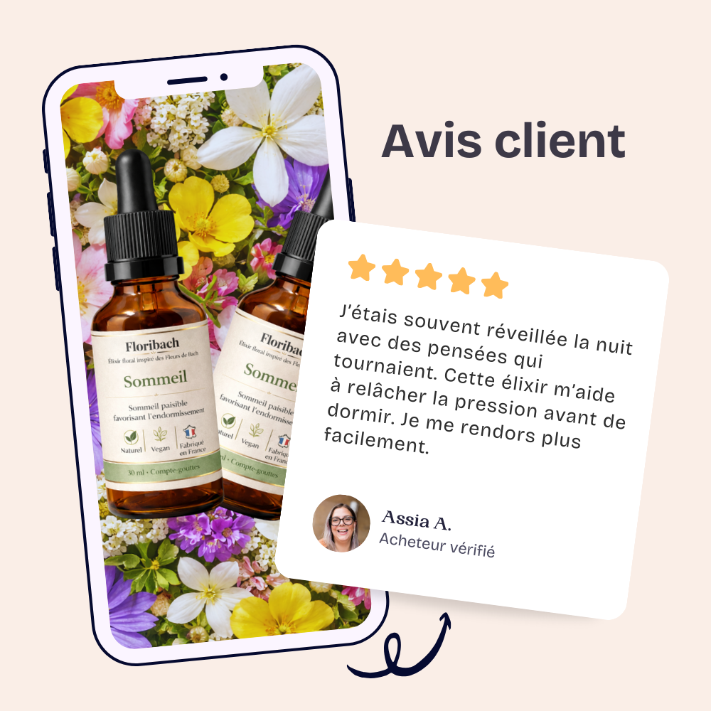 Retrouvez un sommeil plus calme en apaisant votre mental - Fleurs de bach
