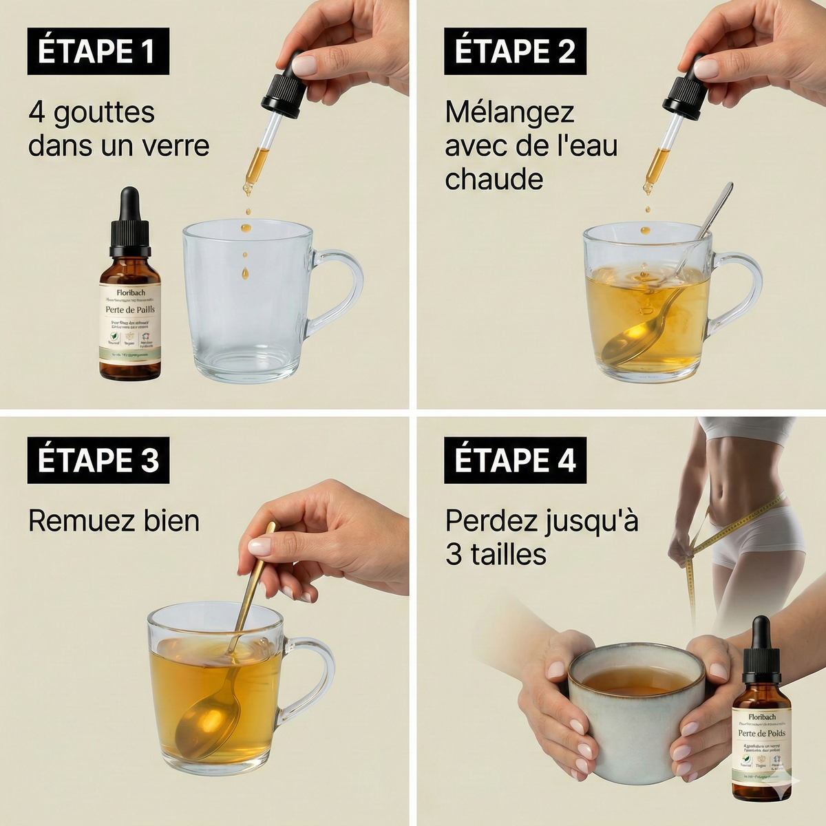 Perte de poids durable - Fleurs de Bach