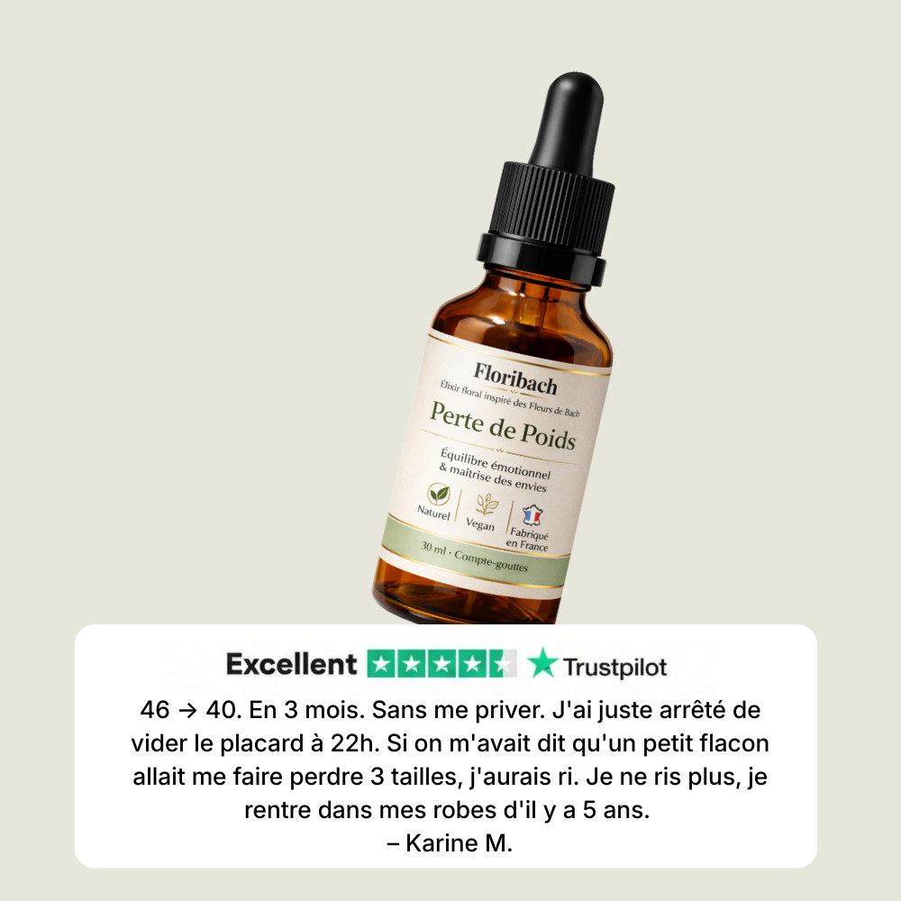 Perte de poids durable - Fleurs de Bach